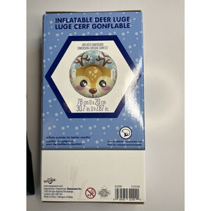 Inflatable Deer Luge Sled New In Box